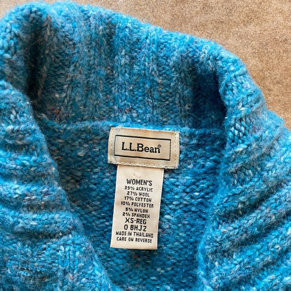 L.L. Bean Vintage Button Up Cardigan Sweater - Picture 2 of 4